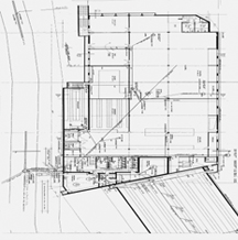 Voorbeeld: plattegrondtekening (fragment)